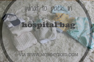 babies hospital bag