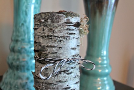 DIY: Birch Candle Holder