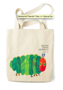 Bookshelf Bandit Tote in Caterpillar