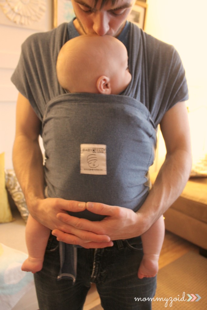 Babywearing with the Baby K'Tan Review | www.mommyzoid.ca
